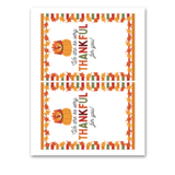 INSTANT DOWNLOAD We Are So Very Thankful For You Thanksgiving Gift Card Holder 5x7