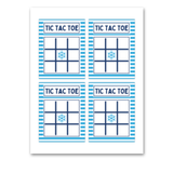 INSTANT DOWNLOAD Winter Snowflake Tic Tac Toe Game Cards