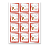 INSTANT DOWNLOAD Working With You Is A Real Treat Happy Holidays Square Gift Tags 2.5x2.5