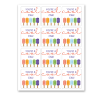 INSTANT DOWNLOAD You're A Cool CNA Square Gift Tags 2.5x2.5