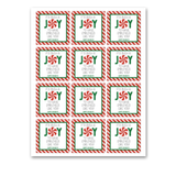 INSTANT DOWNLOAD It's Such A Joy To Have Employees Like You Happy Holidays Square Gift Tags 2.5x2.5