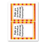 INSTANT DOWNLOAD Thank You For Being A McAwesome Housekeeper Gift Card Holder 5x7