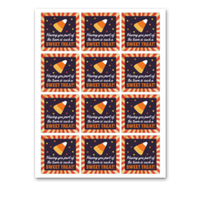 INSTANT DOWNLOAD Having You Part Of The Team Is Such A Sweet Treat Halloween Staff Square Gift Tags 2.5x2.5