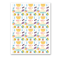 INSTANT DOWNLOAD Have A Sunsational Summer Square Gift Tags 2.5x2.5