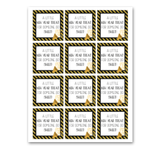 INSTANT DOWNLOAD A Little New Year Treat For Someone So Sweet Square Gift Tags 2.5x2.5