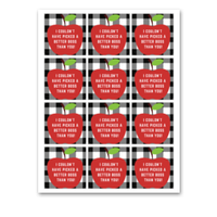 INSTANT DOWNLOAD I Couldn't Have Picked A Better Boss Than You Square Gift Tags 2.5x2.5