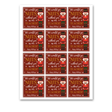 INSTANT DOWNLOAD We Would Go Nuts Without You As Our Teacher Square Gift Tags 2.5x2.5