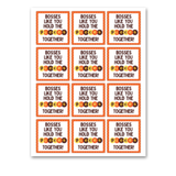 INSTANT DOWNLOAD Bosses Like You Hold The Pieces Together Square Gift Tags 2.5x2.5