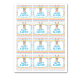 INSTANT DOWNLOAD Happy Easter Gift Tags 2.5x2.5