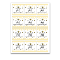INSTANT DOWNLOAD It's Going To Bee A Great School Year Square Gift Tags 2.5x2.5