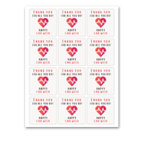 INSTANT DOWNLOAD Thank You For All You Do Happy CNA Week Square Gift Tags 2.5x2.5