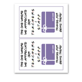 INSTANT DOWNLOAD The One Where We Appreciate Our Teachers & Staff Friends Gift Card Holder 5x7