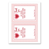 INSTANT DOWNLOAD Thank You So Much For Everything That You Do Happy Valentine's Day Gift Card Holder 5x7