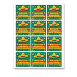 INSTANT DOWNLOAD Nacho Average Truck Driver Square Gift Tags 2.5x2.5