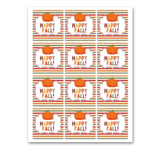 INSTANT DOWNLOAD Happy Fall Square Gift Tags 2.5x2.5