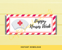 INSTANT DOWNLOAD Happy Nurses Week Chocolate Bar Wrappers