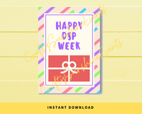 INSTANT DOWNLOAD Happy DSP Week Gift Card Holder 5x7