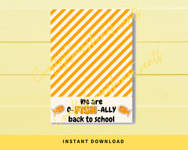 INSTANT DOWNLOAD We Are Ofishally Back To School Cookie Cards 3.5x5