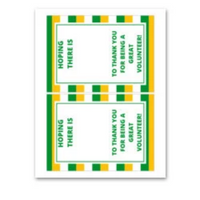 INSTANT DOWNLOAD Hoping There Is Subway To Thank You For Being A Great Volunteer Gift Card Holder 5x7