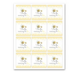 INSTANT DOWNLOAD For The Mommy-To-Bee Baby Shower Square Gift Tags 2.5x2.5