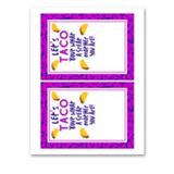 INSTANT DOWNLOAD Let's Taco 'Bout What A Great Mother You Are Gift Card Holder 5x7