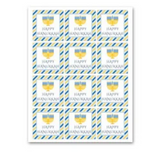 INSTANT DOWNLOAD Happy Hanukkah Square Gift Tags 2.5x2.5