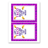 INSTANT DOWNLOAD Let's Taco 'Bout What A Great CNA You Are Gift Card Holder 5x7