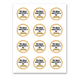 INSTANT DOWNLOAD We Love Our CNAs To Pieces Round 2" Gift Tags