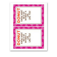 INSTANT DOWNLOAD Donut Know What We'D Do Without A CNA Like You Gift Card Holder 5x7