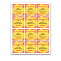 INSTANT DOWNLOAD We Are Bursting With Excitement That You Are Our Nurse Square Gift Tags 2.5x2.5