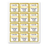 INSTANT DOWNLOAD I Won The Lotto Having You As My Mom Square Gift Tags 2.5x2.5
