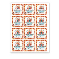 INSTANT DOWNLOAD This Place Would Be A Circus Without You Square Gift Tags 2.5x2.5