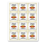 INSTANT DOWNLOAD Thank You For Being A Super Employee Gift Tags 2.5x2.5