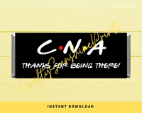 INSTANT DOWNLOAD Friends Themed CNA Chocolate Bar Wrappers