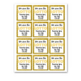 INSTANT DOWNLOAD We Won The Lotto Having You As Our CNA Square Gift Tags 2.5x2.5