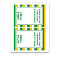 INSTANT DOWNLOAD Hoping There Is Subway To Thank You For Being A Great Doctor Gift Card Holder 5x7