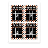INSTANT DOWNLOAD Halloween Ghost Tic Tac Toe Game Cards