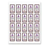 INSTANT DOWNLOAD Witching You A Happy Halloween Hand Sanitizer Labels