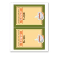 INSTANT DOWNLOAD Thank You For Being A Souper Nurse Gift Card Holder 5x7