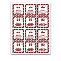 INSTANT DOWNLOAD Have A Mega Pint On Me Wine Square Gift Tags 2.5x2.5