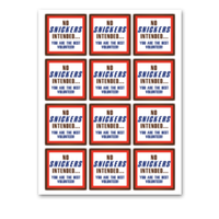 INSTANT DOWNLOAD No Snickers Intended, You Are The Best Volunteer Square Gift Tags 2.5x2.5