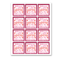 INSTANT DOWNLOAD Wishing You A Whole Lotto Love This Mother's Day Square Gift Tags 2.5x2.5