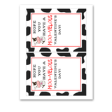 INSTANT DOWNLOAD Hope You Have A Moo-velous Valentine's Day Gift Card Holder 5x7