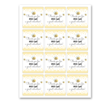 INSTANT DOWNLOAD Thank You For Bee-ing A Great Volunteer Square Gift Tags 2.5x2.5