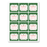 INSTANT DOWNLOAD Soapin' You Have A Great Holiday Season Square Gift Tags 2.5x2.5