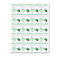INSTANT DOWNLOAD Happy St. Patrick's Day Hot Cocoa Bomb Gift Tags 2x2