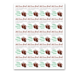 INSTANT DOWNLOAD Happy Super Bowl Sunday Hot Cocoa Bomb Gift Tags 2x2