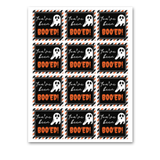 INSTANT DOWNLOAD You've Been Boo'ed Ghost Square Gift Tags 2.5x2.5
