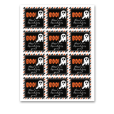 INSTANT DOWNLOAD Boo Here's A Treat For You Ghost Square Gift Tags 2.5x2.5