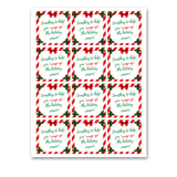 INSTANT DOWNLOAD Something To Help You Wrap Up This Holiday Season Gift Tags 2.5x2.5